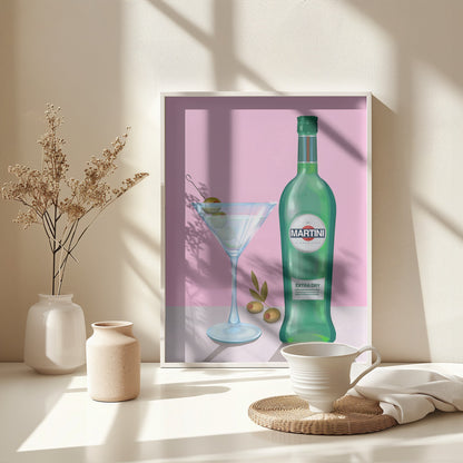 Martini Cocktail - Poster / Art Print - interiör
