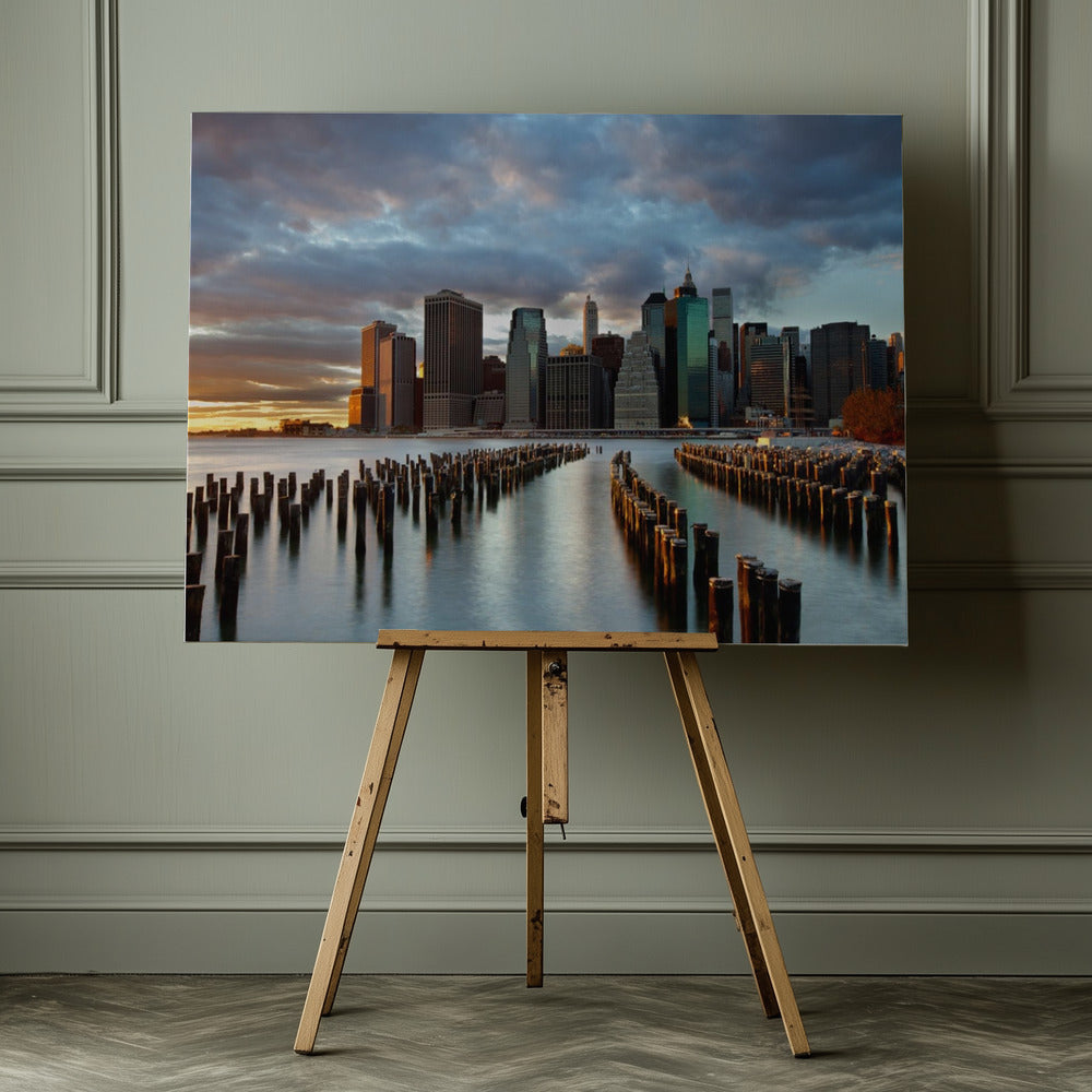 NYC Skyline - Poster / Art Print - interiör