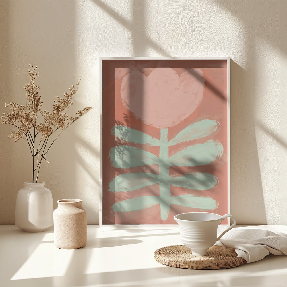 Pastel Flower - Poster / Art Print - interiör