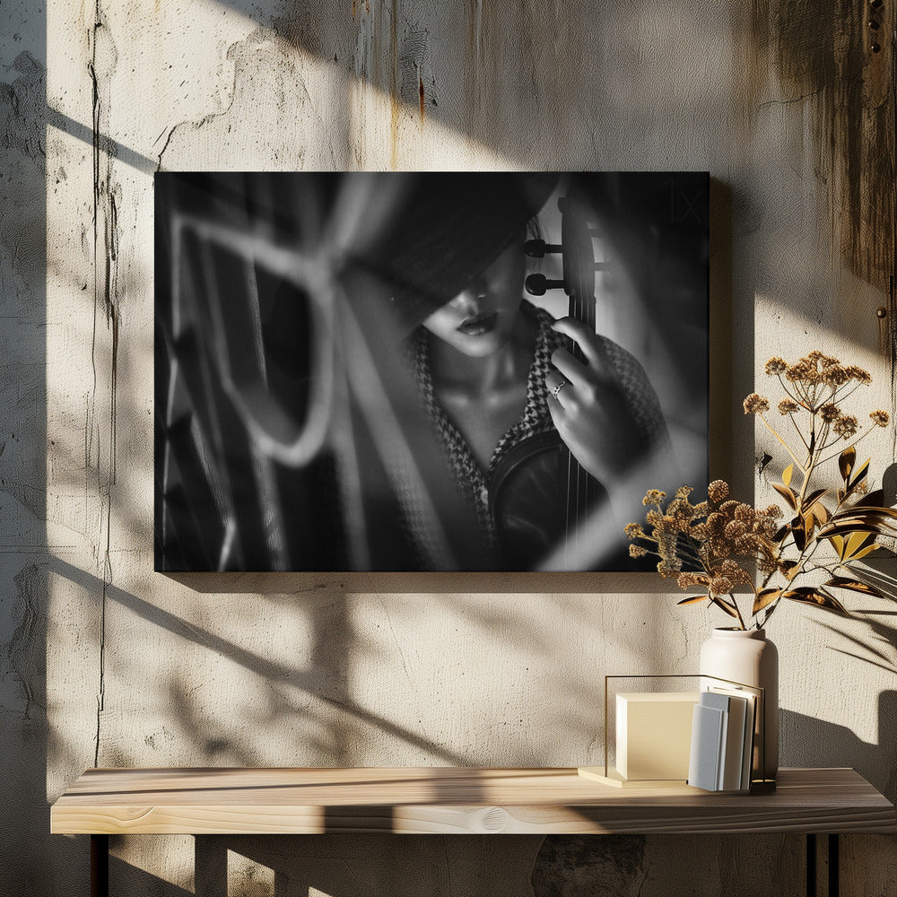 Observer of notes - Poster / Art Print - interiör