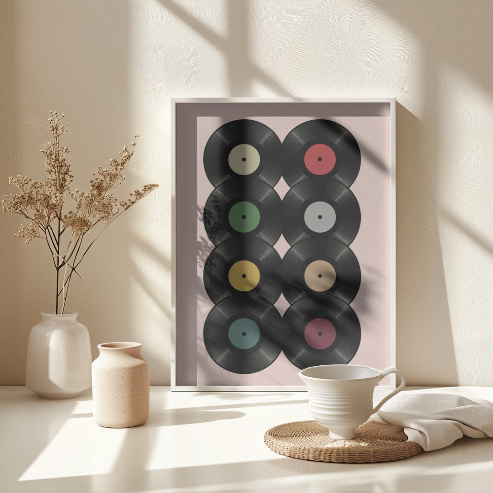 Eight Spins - Poster / Art Print - interiör