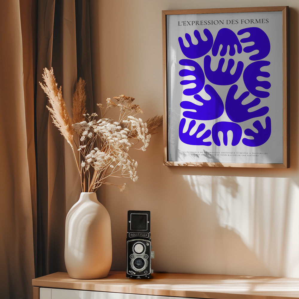 HARMONIE BLEU - Poster / Art Print - interiör