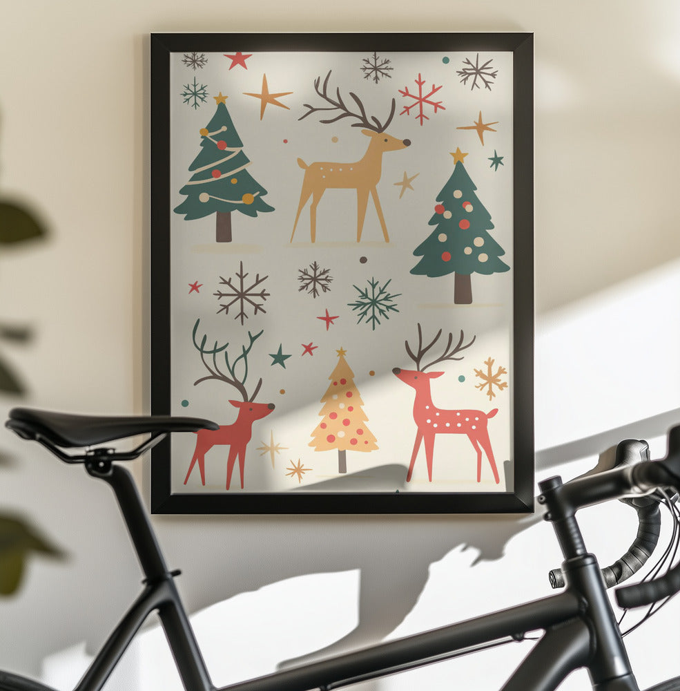 Christmas Theme 1 - Poster / Art Print - interiör
