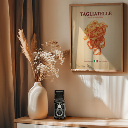 Tagliatelle Pasta Italiana - Poster / Art Print - interiör