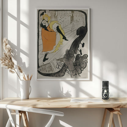 Jane Avril (1893) - Poster / Art Print - interiör