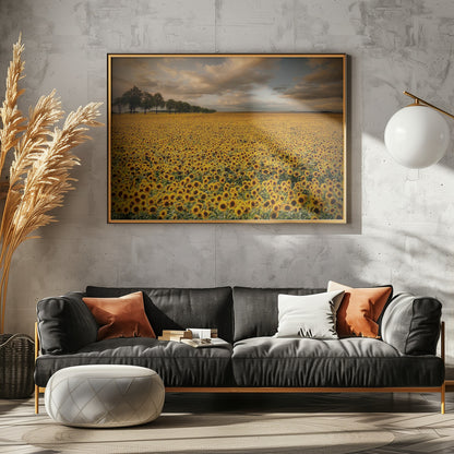 Sunflowers - Poster / Art Print - interiör