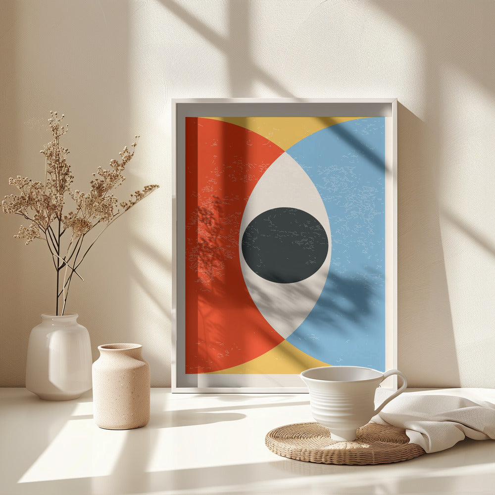 Minimal Abstract Shapes Series #23 - Poster / Art Print - interiör