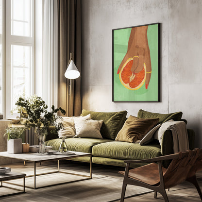 Fruitlover - Poster / Art Print - interiör