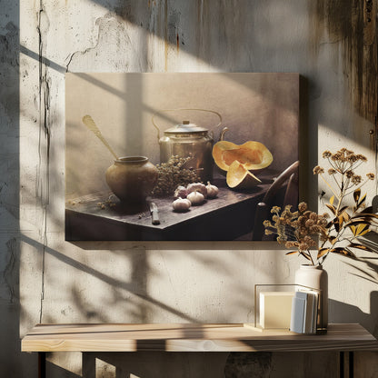 Still life with Pumpkins#15c - Poster / Art Print - interiör