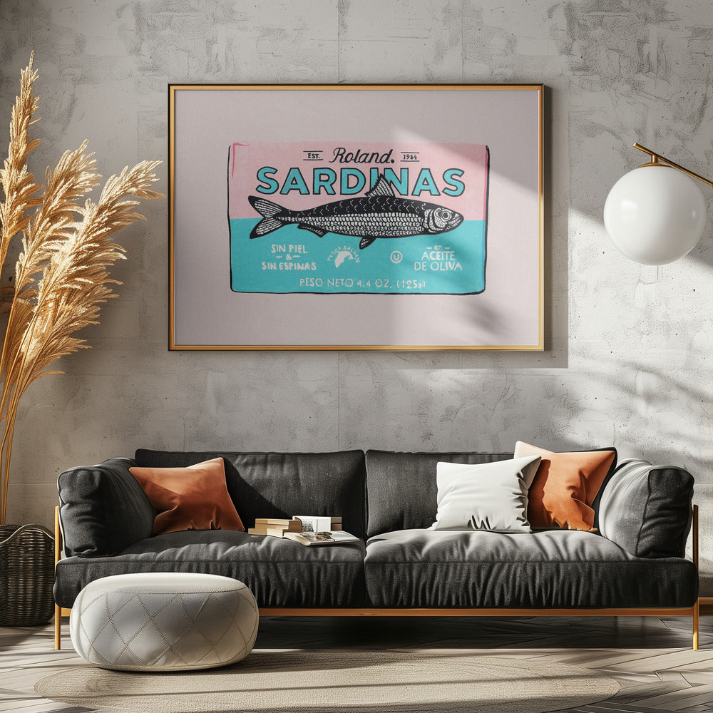 Roland Sardinas - Poster / Art Print - interiör
