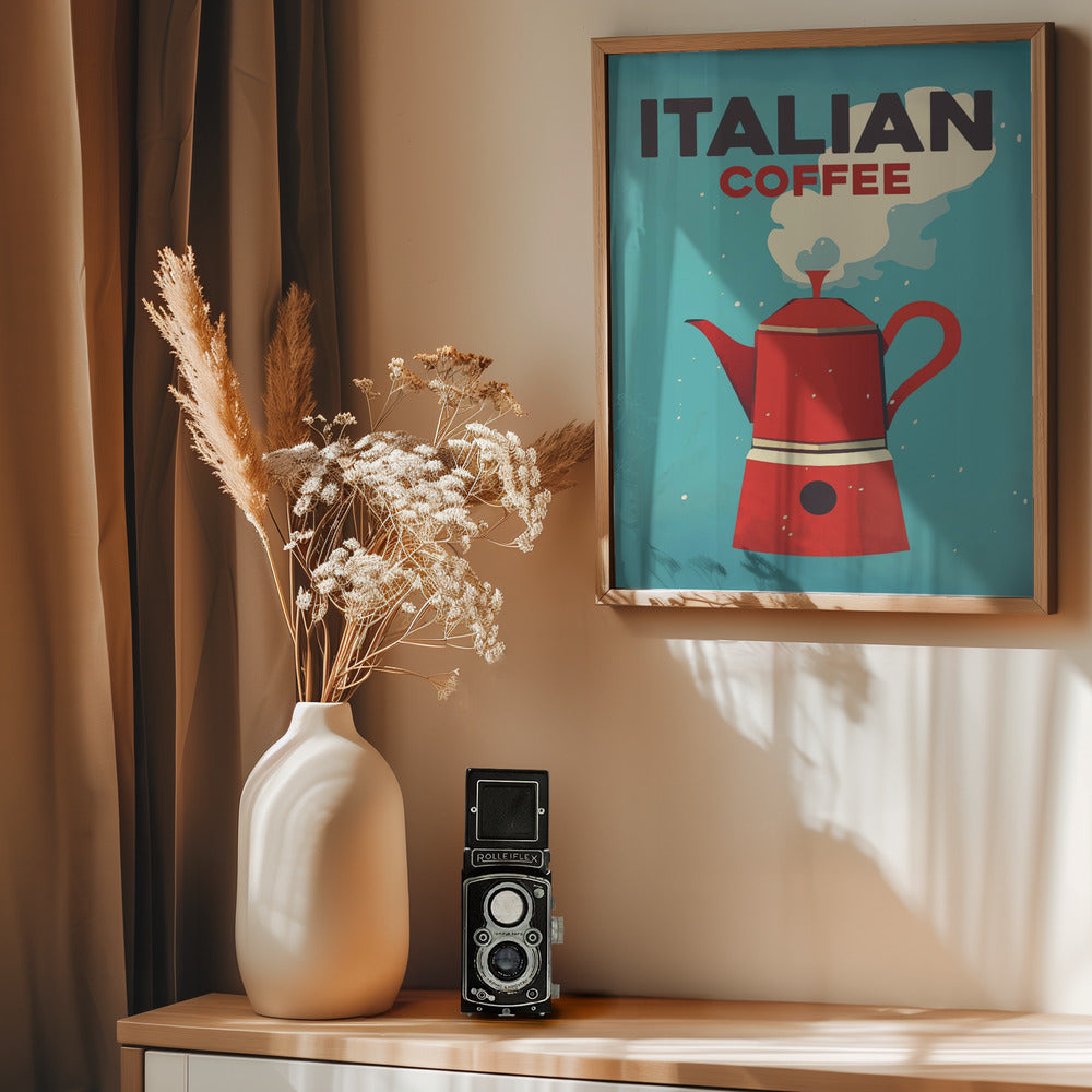 Italian Coffee - Poster / Art Print - interiör