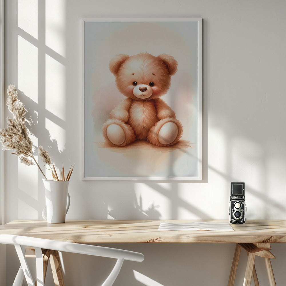 Teddy bear - Poster / Art Print - interiör