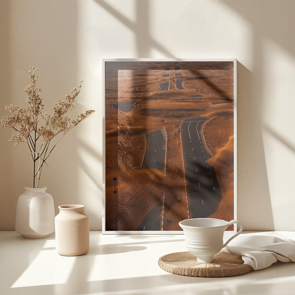 Dubai desert - Poster / Art Print - interiör