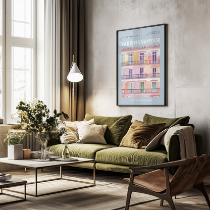 Paris mon Amour - Poster / Art Print - interiör