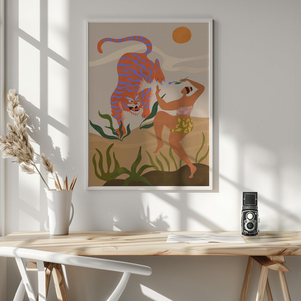 Dance With Me - Poster / Art Print - interiör