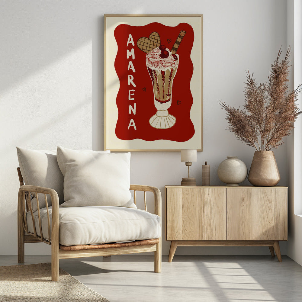 Amarena - Poster / Art Print - interiör