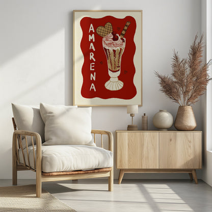 Amarena - Poster / Art Print - interiör