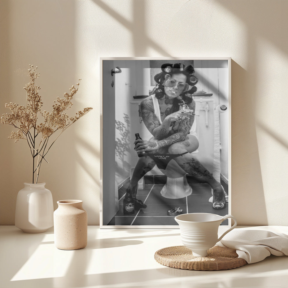 WC - Poster / Art Print - interiör