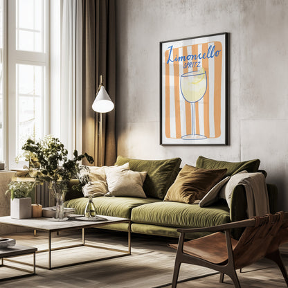 Limoncello Spritz - Poster / Art Print - interiör