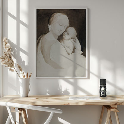 Madonna and Child - Poster / Art Print - interiör
