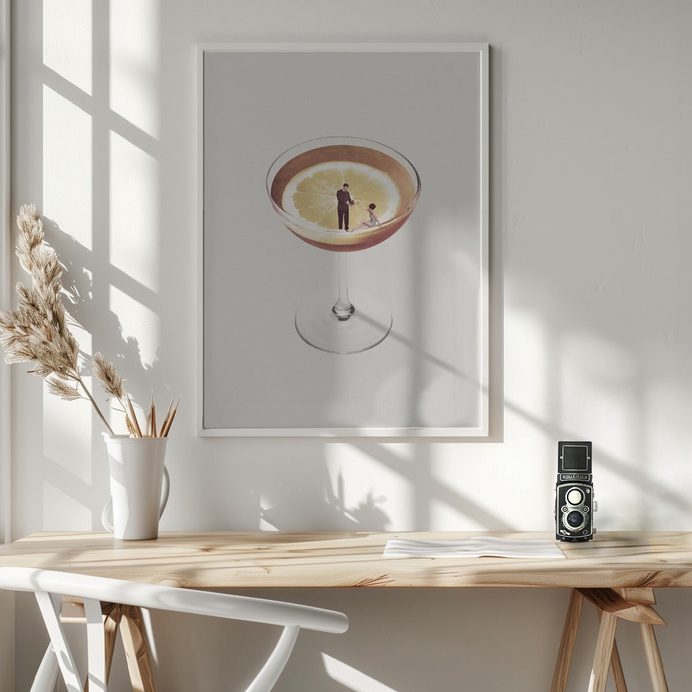 My drink needs a drink - Poster / Art Print - interiör