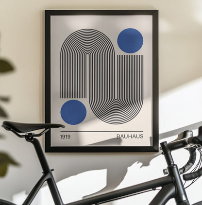Bauhaus art 2 - Poster / Art Print - interiör