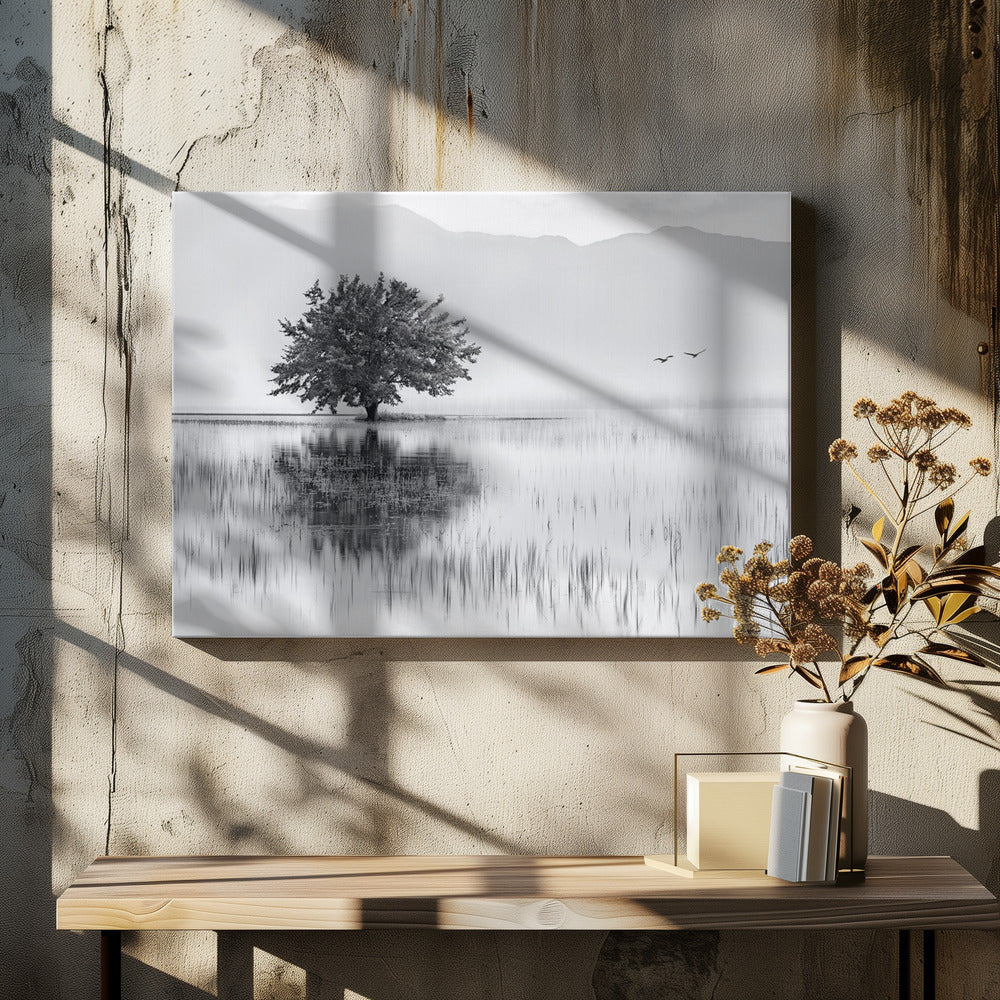 Spring Mirror - Poster / Art Print - interiör