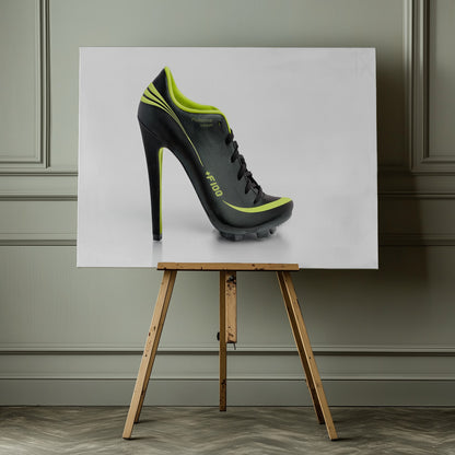 Conceptual boot - Poster / Art Print - interiör