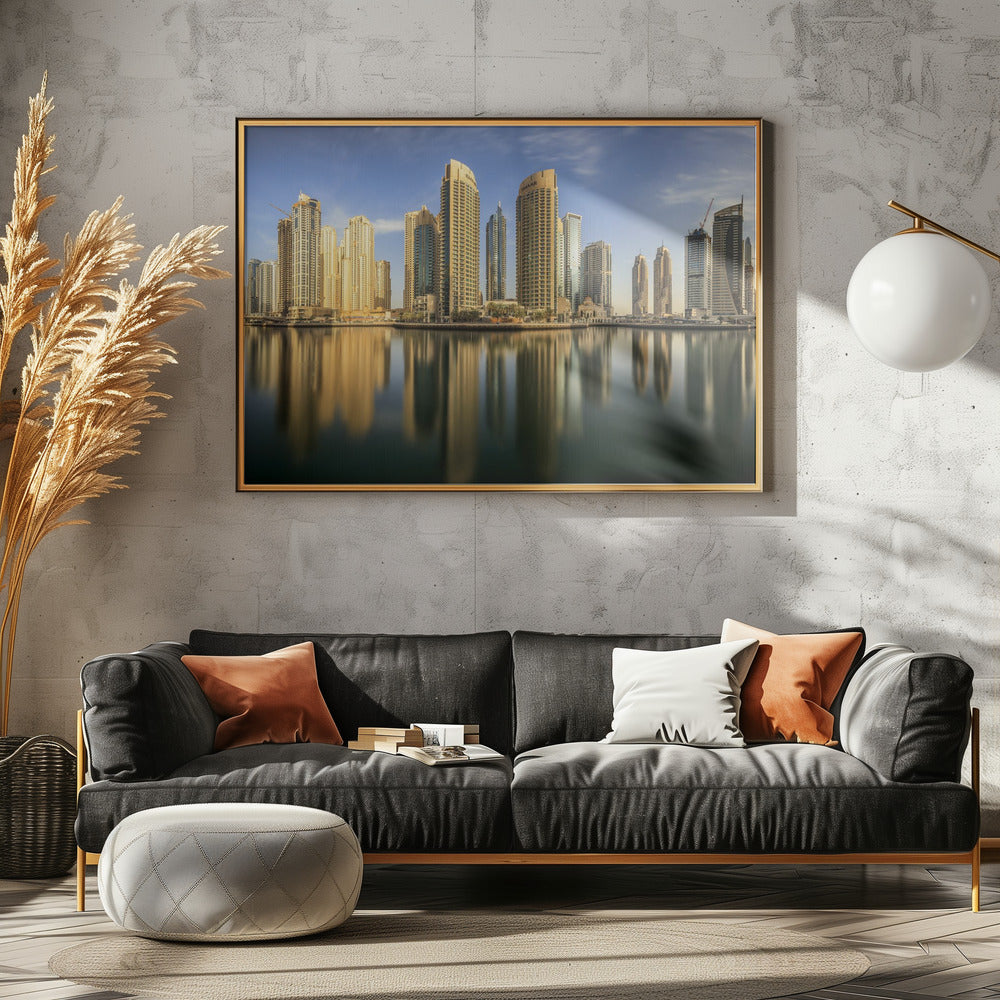 Panoramic Dubai Marina - Poster / Art Print - interiör