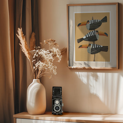 Tropic Trio - Poster / Art Print - interiör