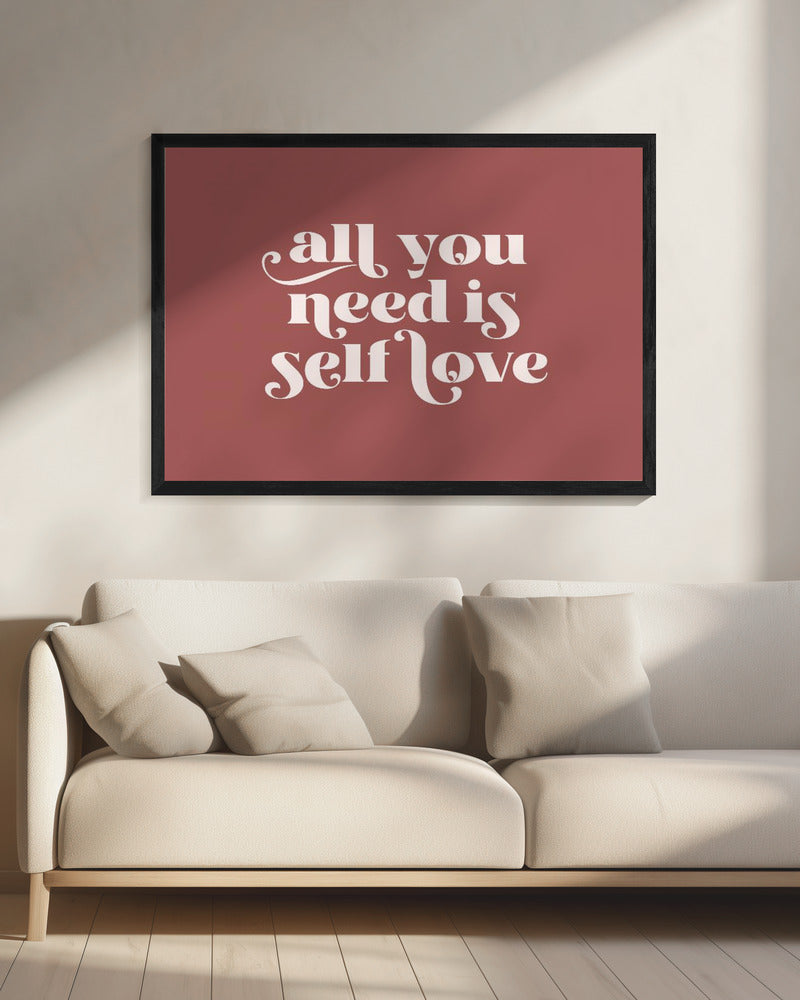 Self Love No1 - Poster / Art Print - interiör