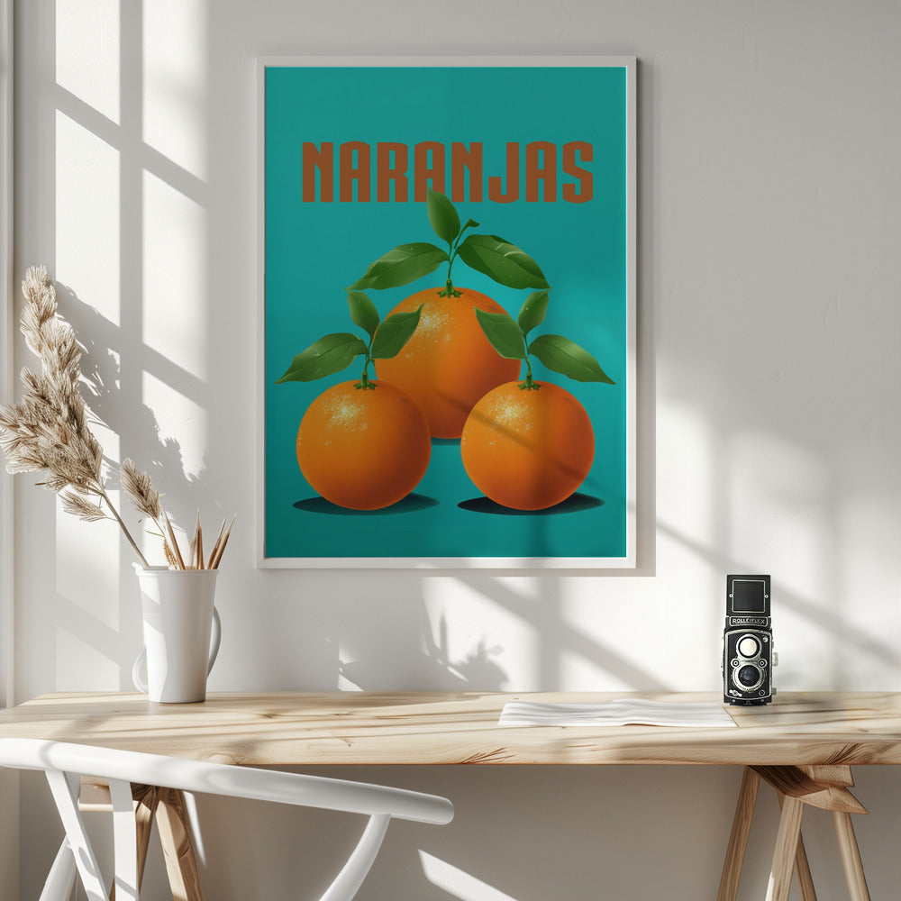 Naranjas - Poster / Art Print - interiör