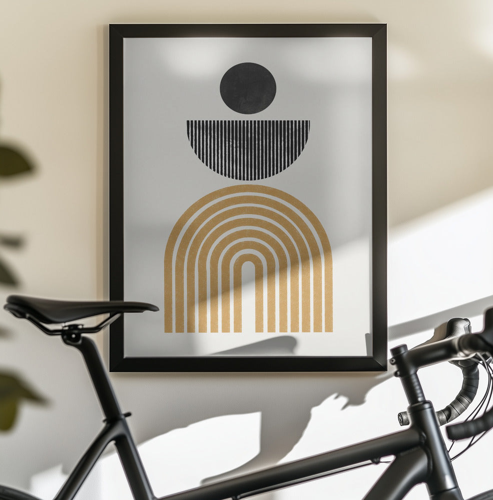Midcentury Composition - Poster / Art Print - interiör