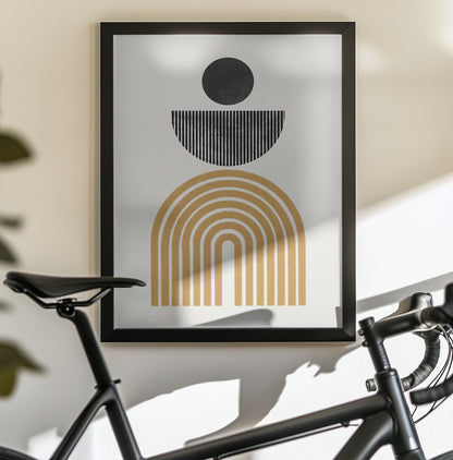 Midcentury Composition - Poster / Art Print - interiör