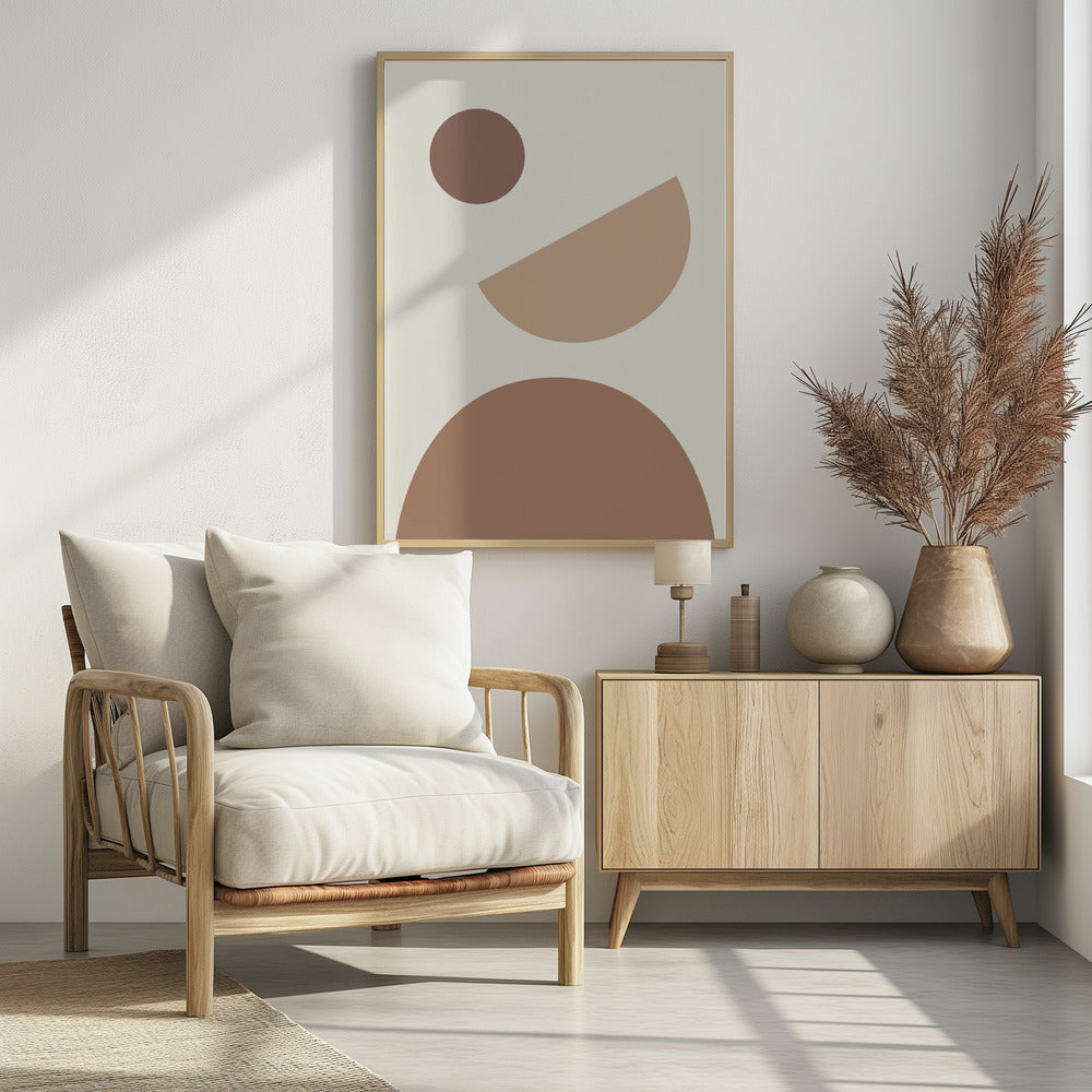 Abstract Geo - Poster / Art Print - interiör