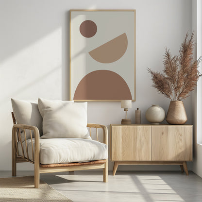 Abstract Geo - Poster / Art Print - interiör