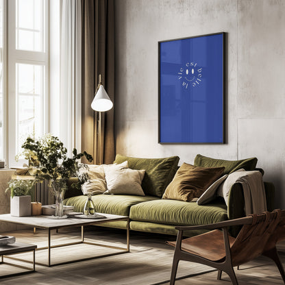 SMILE - Poster / Art Print - interiör