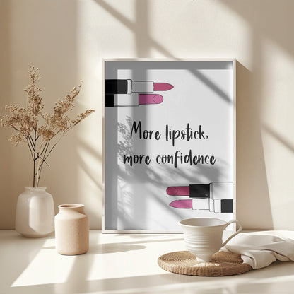 More Lipstick - Poster / Art Print - interiör