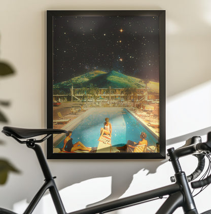 Space Pool - Poster / Art Print - interiör