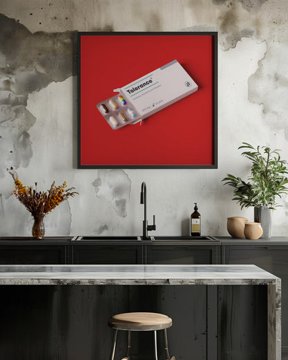 Tolerance Pills - Poster / Art Print - interiör