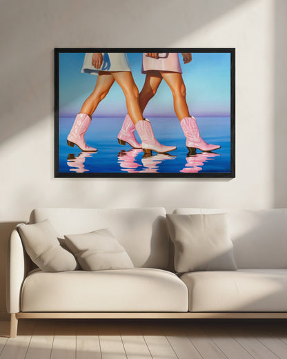Walking On Water - Poster / Art Print - interiör
