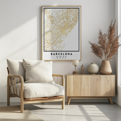 1 Maps 11 - Poster / Art Print - interiör