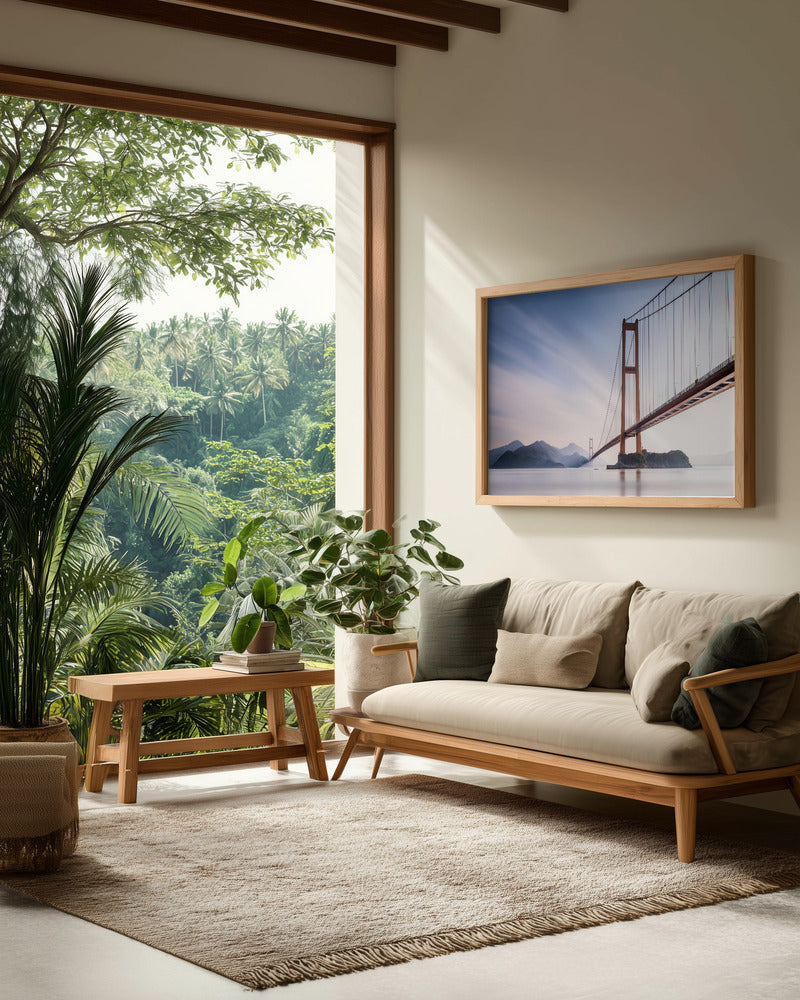 Xihou Bridge & Moon Bay - Poster / Art Print - interiör
