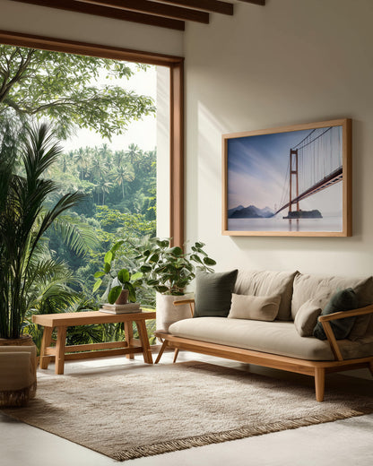 Xihou Bridge & Moon Bay - Poster / Art Print - interiör