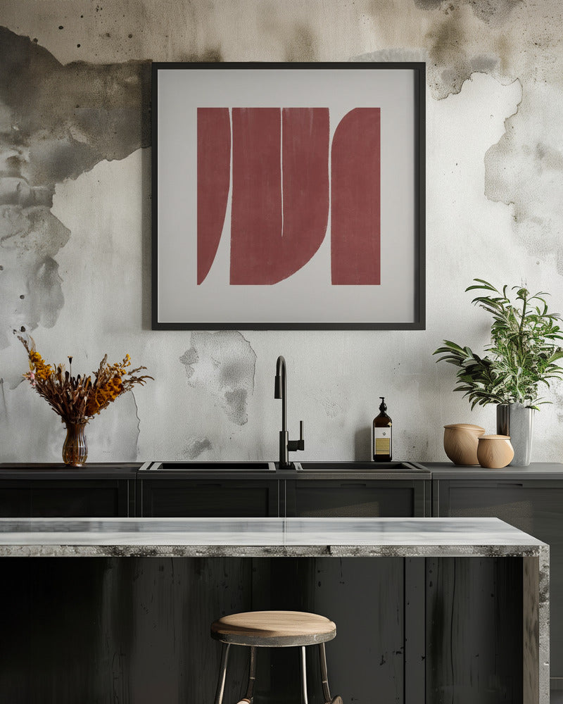 Small Sqterracota L - Poster / Art Print - interiör