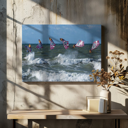 Surfer Jump. - Poster / Art Print - interiör