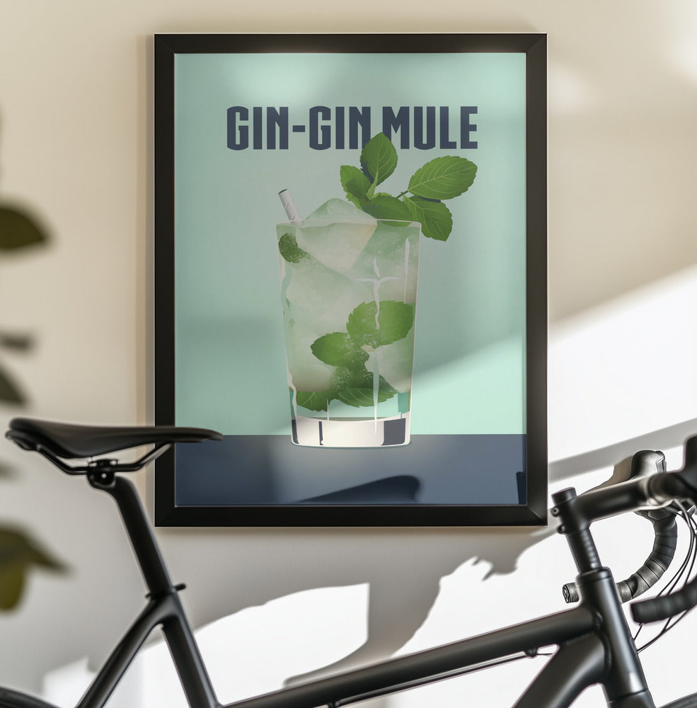 Gin Gin Mule - Poster / Art Print - interiör