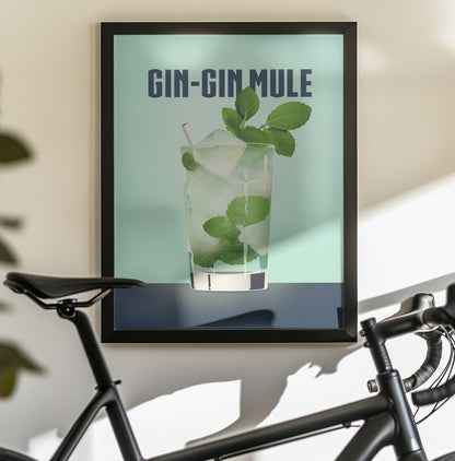 Gin Gin Mule - Poster / Art Print - interiör