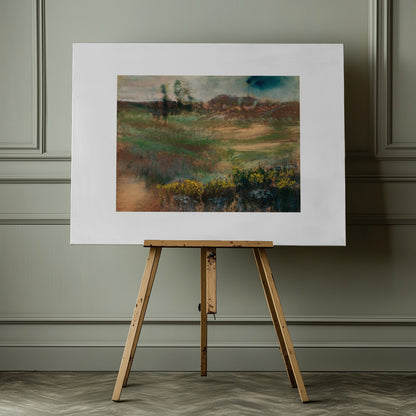 Landscape With Smokestacks  No.2 - Poster / Art Print - interiör