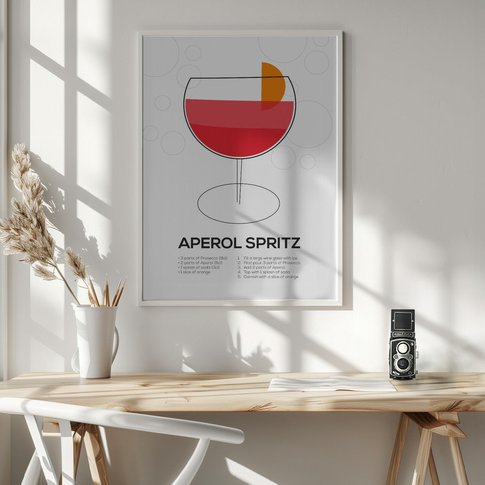 Aperol Spritz - Poster / Art Print - interiör